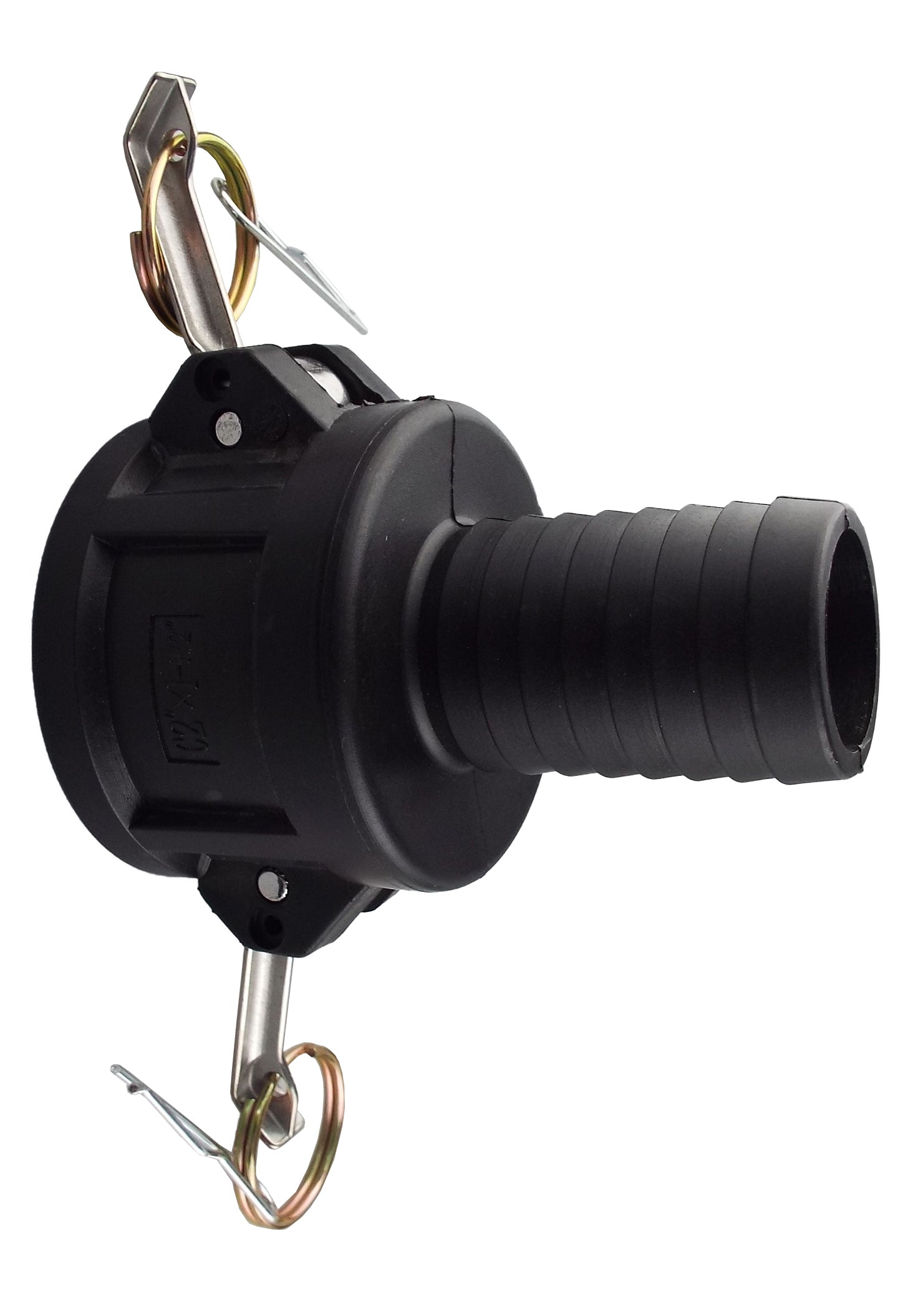 Type C Camlock Pipe Connector, 2" - 1.5" Barb