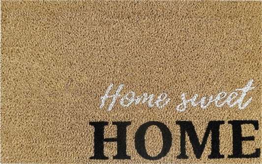 Coir Doormat, 60cm x 40cm - 'Home Sweet Home'