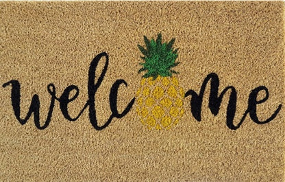Coir Doormat, 60cm x 40cm - 'Welcome'
