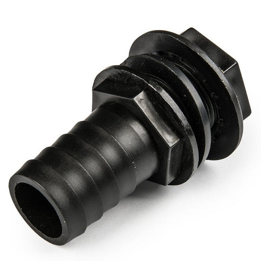 Water Butt Overflow Adapter with Nut & Washer, 3/4" - 1"