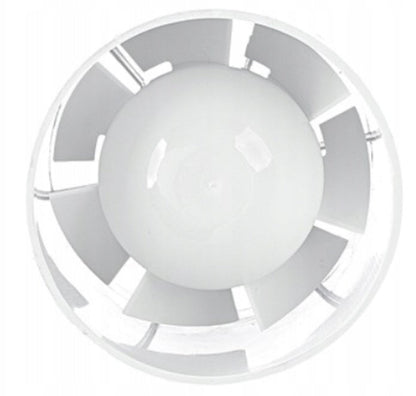 Euro Axial Bathroom Extraction Fan, 100mm