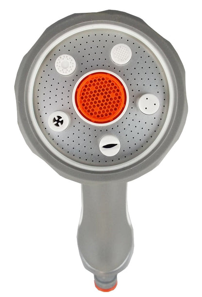 Grey & White 5-Pattern Multi Water Sprayer, EN55M