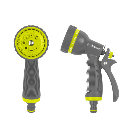 Grey & Lime 7-Pattern Multi Water Sprayer, LE5100