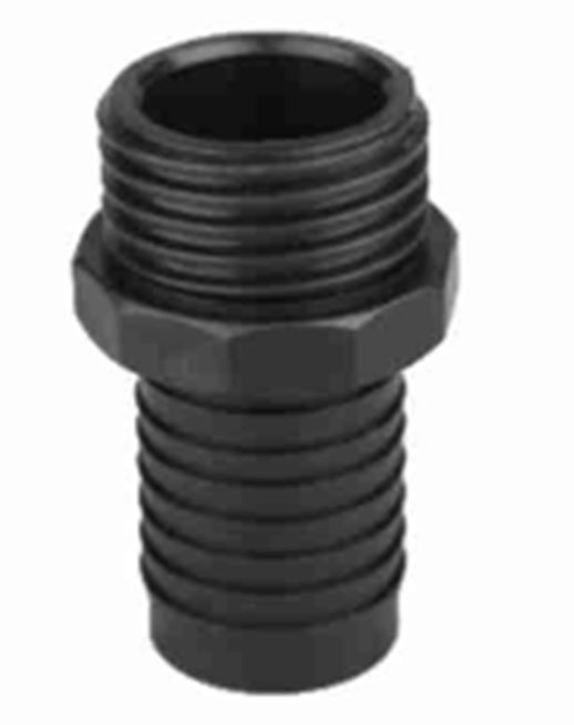 S60X6 Male IBC Adapter with 2" Barbed Hosetail
