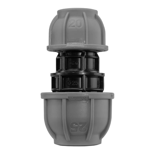MDPE Straight Reducer Connector, 32mm - 20mm