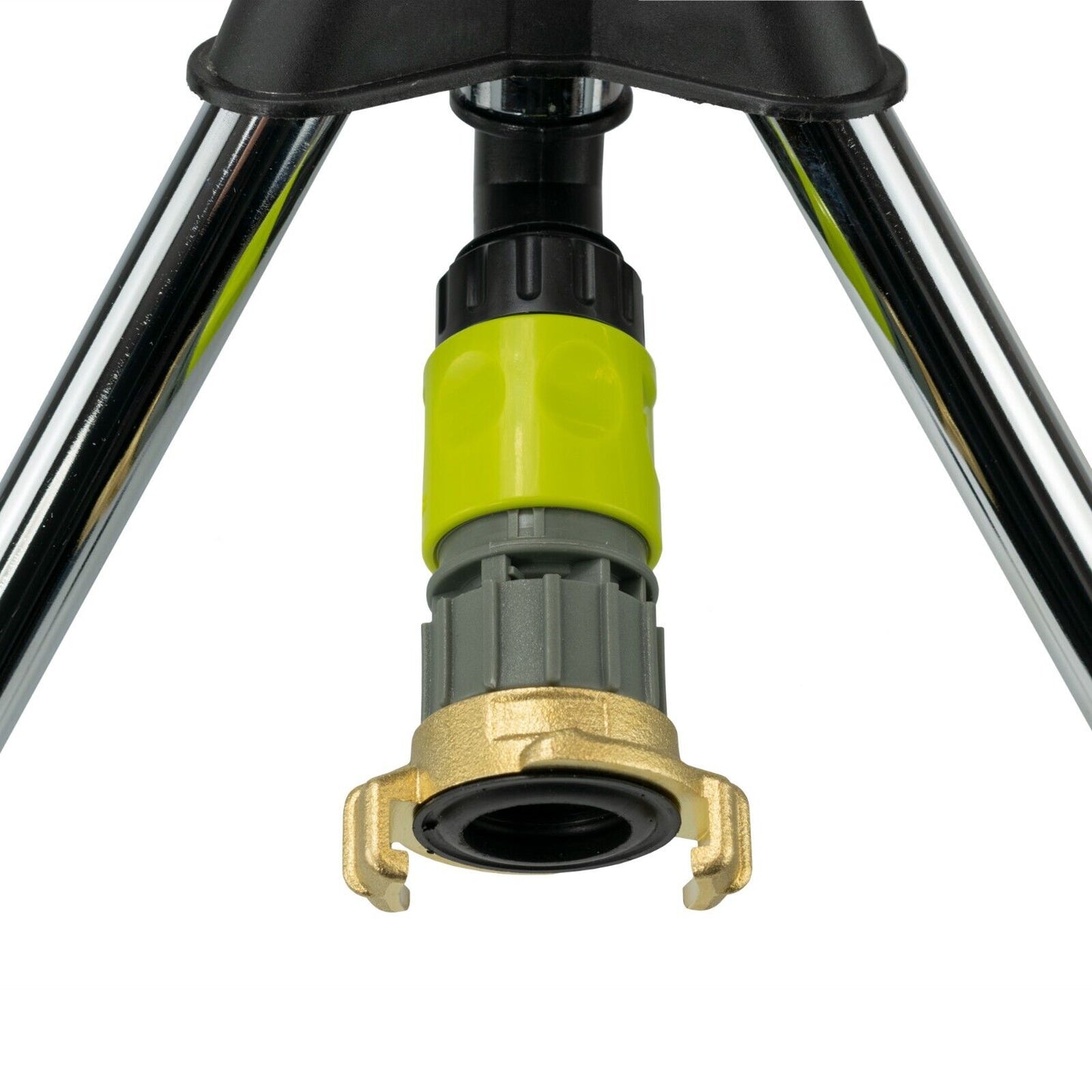 Metal Tripod Sprinkler, Rotating, Adjustable, 450 m² with GEKA Type Fitting