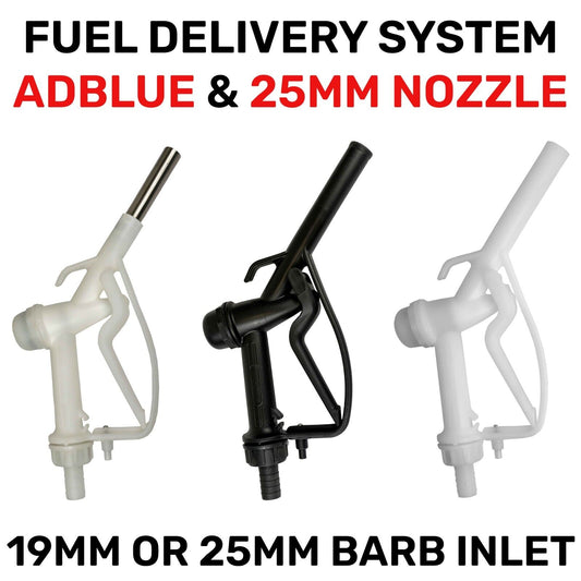 IBC Fuel Delivery 25mm Nozzle Trigger Diesel Oil Water Petrol Tank Adapt Adblue