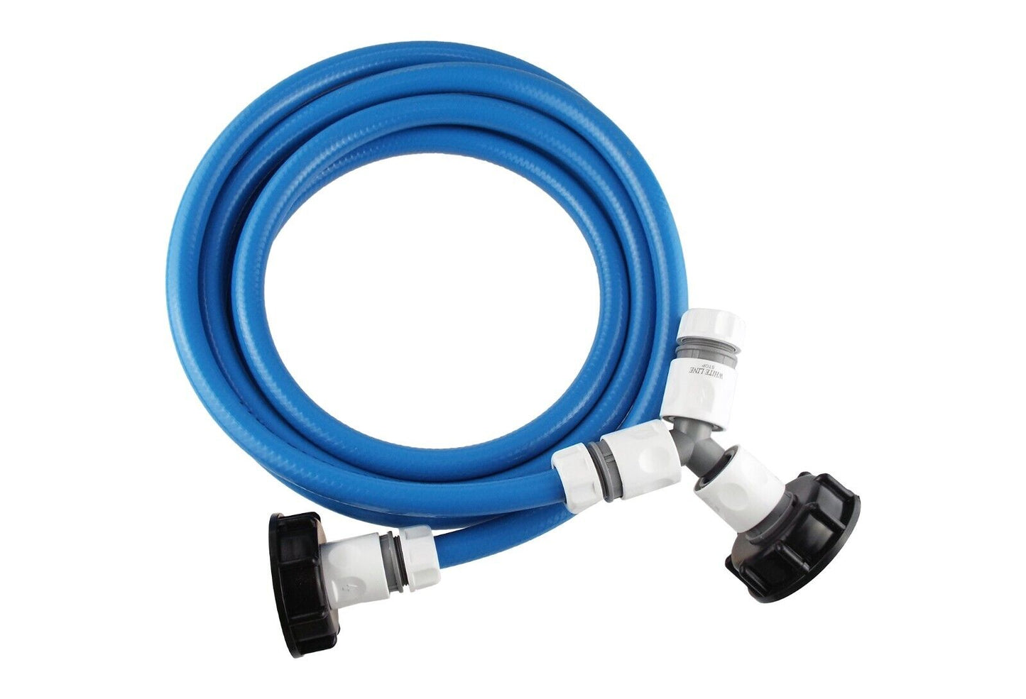 Join 2 IBC Water Tanks Connection Kit S60X6 Course Thread, Water Pipe + Fittings