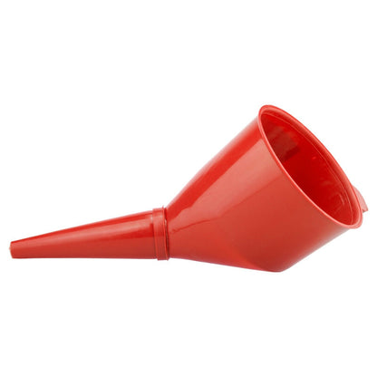 Large Spout FILTERED RED Car Funnel for Petrol Diesel Screen Wash Oil Fuel