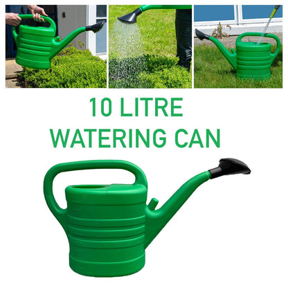 Watering Can With Rose Holder Garden Plants Indoor Outdoor Large 10L Litre