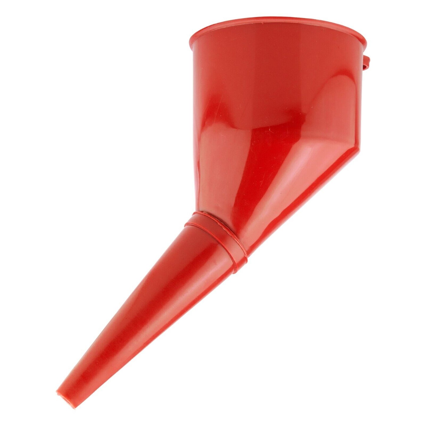 Large Spout FILTERED RED Car Funnel for Petrol Diesel Screen Wash Oil Fuel