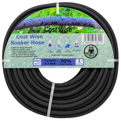 POROUS PIPE, Drip Line, 1/2" Leaky Soaker Hose, 100 METRES, Landscape Grade