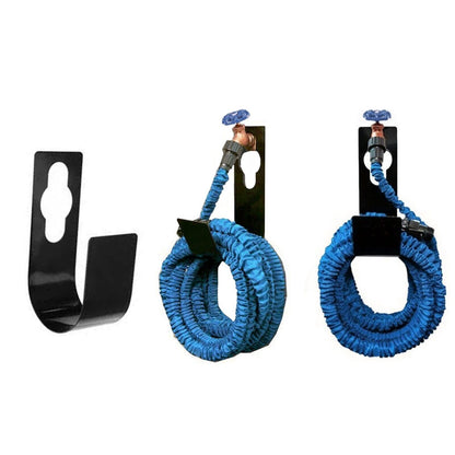 Blue Expanding X Hose 5m-15m Pipe, Multi Spray Jet and Storage Bracket Hanger