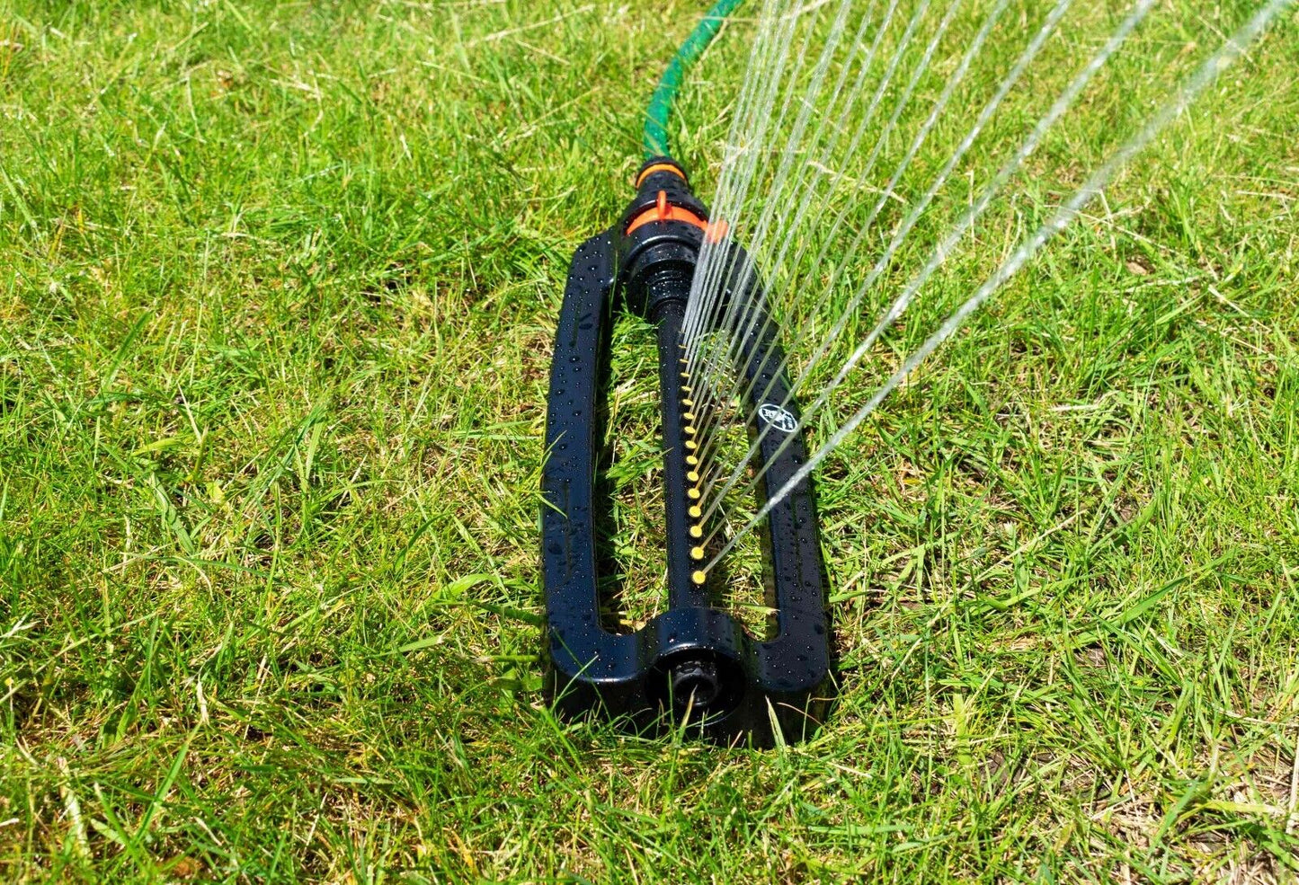 Adjustable Oscillating Bar Sprinklers Garden Watering, Hosepipe Quick Connection