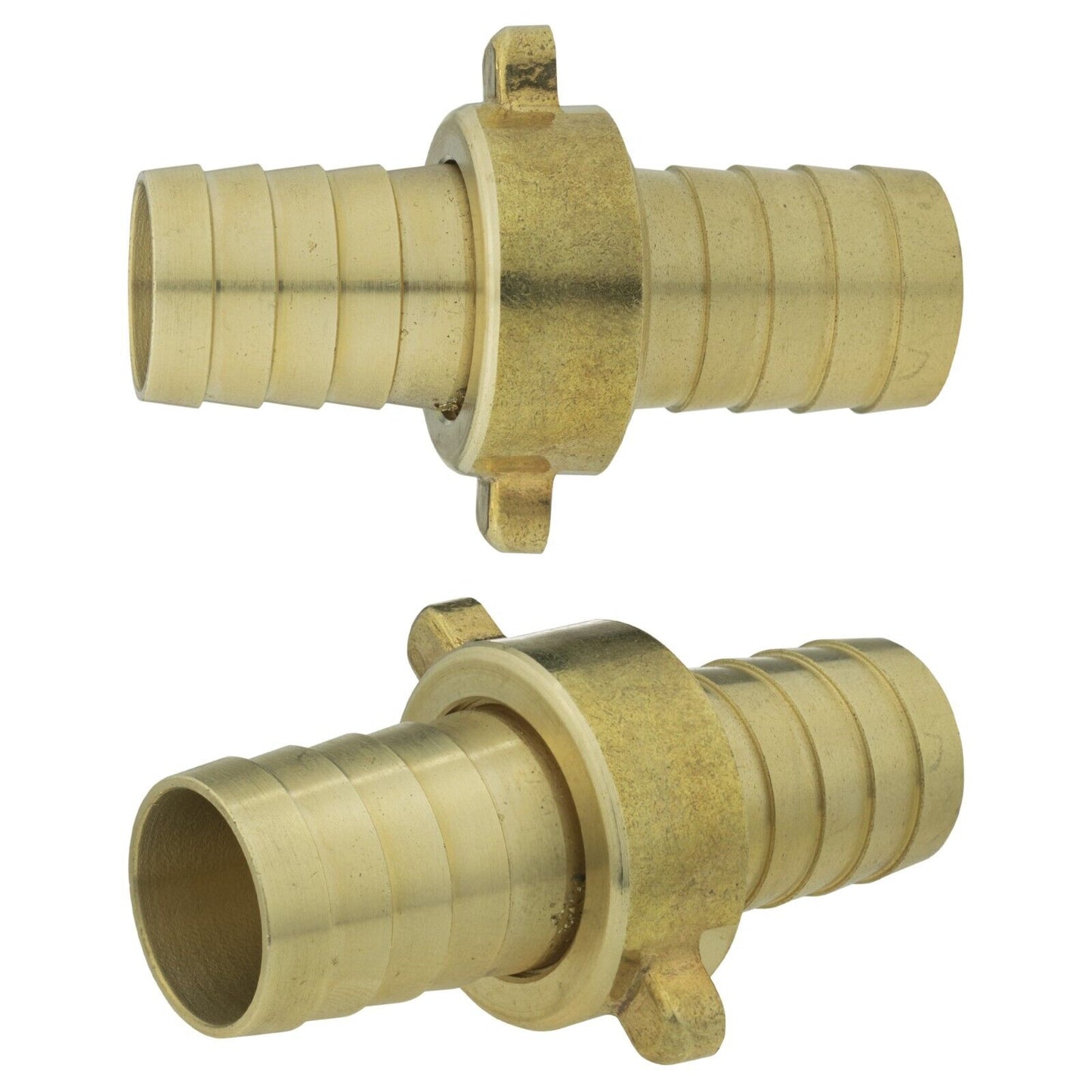 Straight Swivel Metal Brass Hose Joiner Barb Connector Air Fuel Water Pipe Tubes