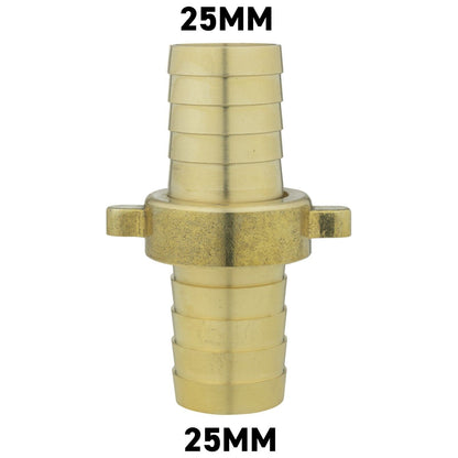 Straight Swivel Metal Brass Hose Joiner Barb Connector Air Fuel Water Pipe Tubes