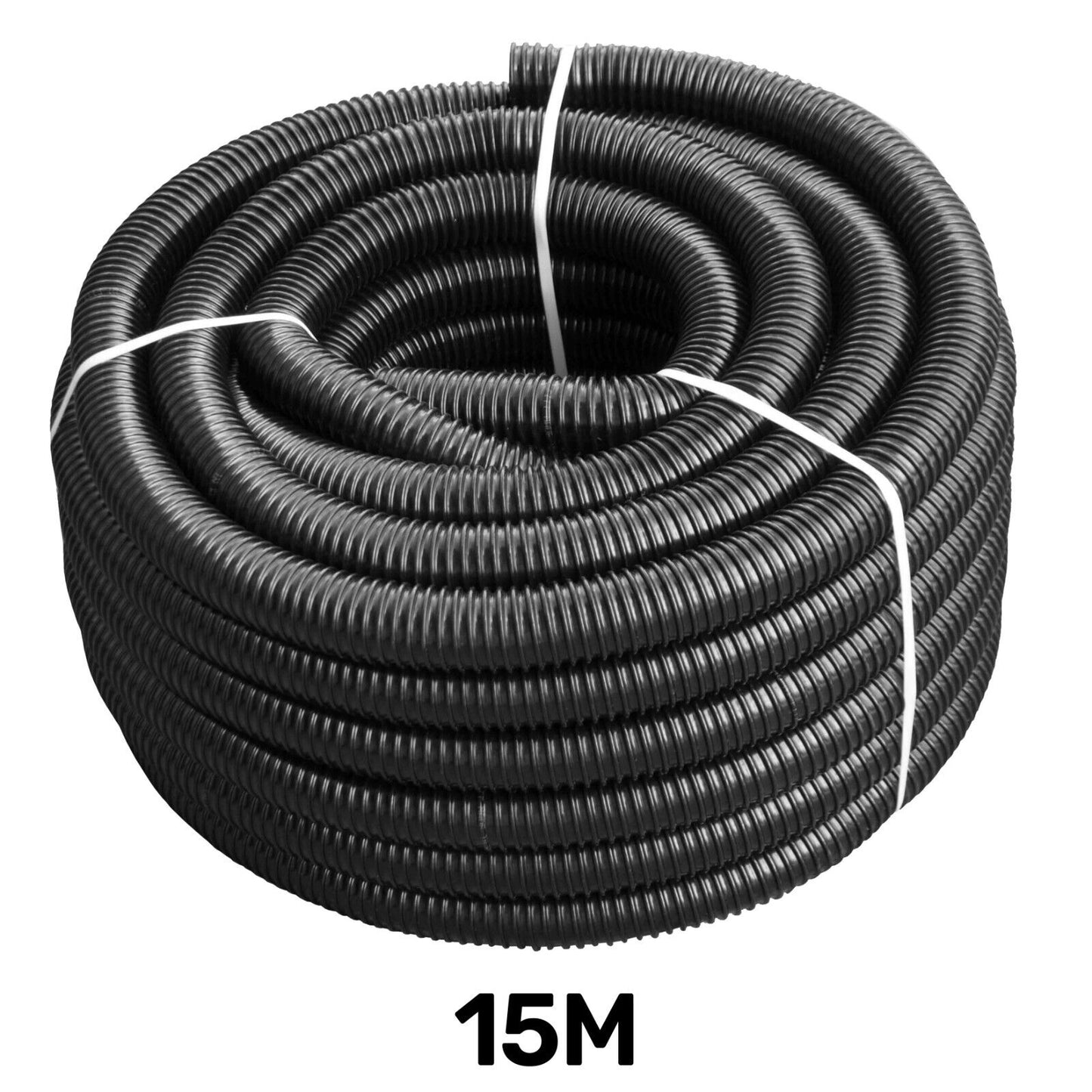 1/2" Black Flexible Pond Hose Corrugated Pipe Tube Filter Pump Tubing Flexi Koi