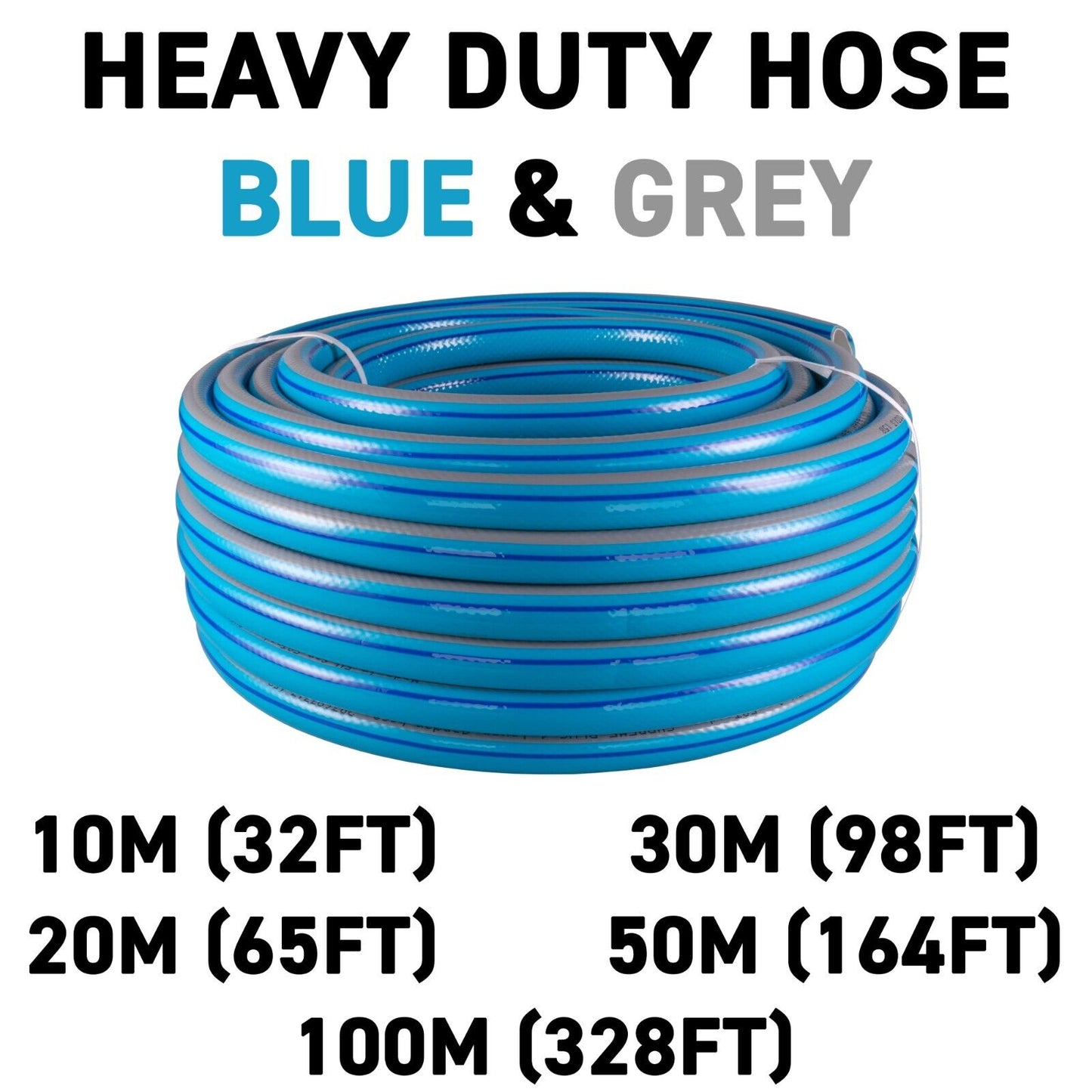 Blue Supreme+ 1/2" Reinforced Garden Hose Pipe