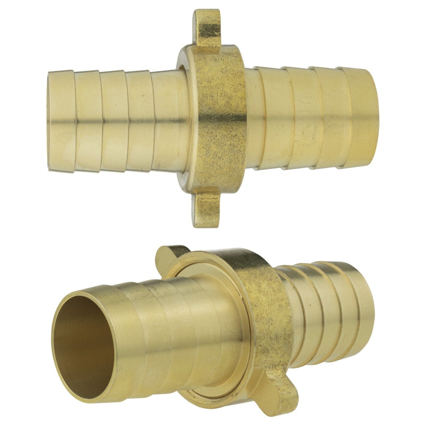 Straight Swivel Metal Brass Hose Joiner Barb Connector Air Fuel Water Pipe Tubes