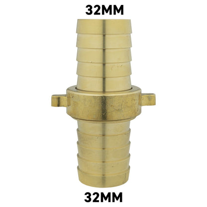 Straight Swivel Metal Brass Hose Joiner Barb Connector Air Fuel Water Pipe Tubes