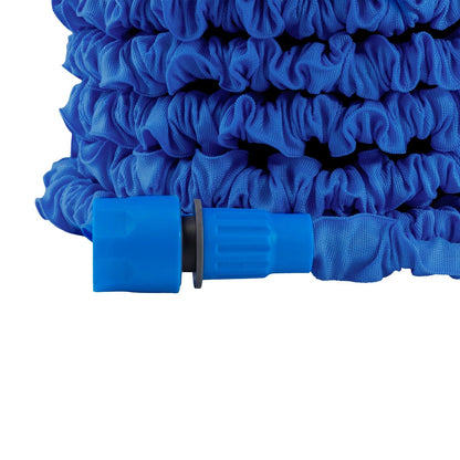 Blue Heavy Duty Expandable Flexible Garden Magic Water Hose Pipe With Spray Gun