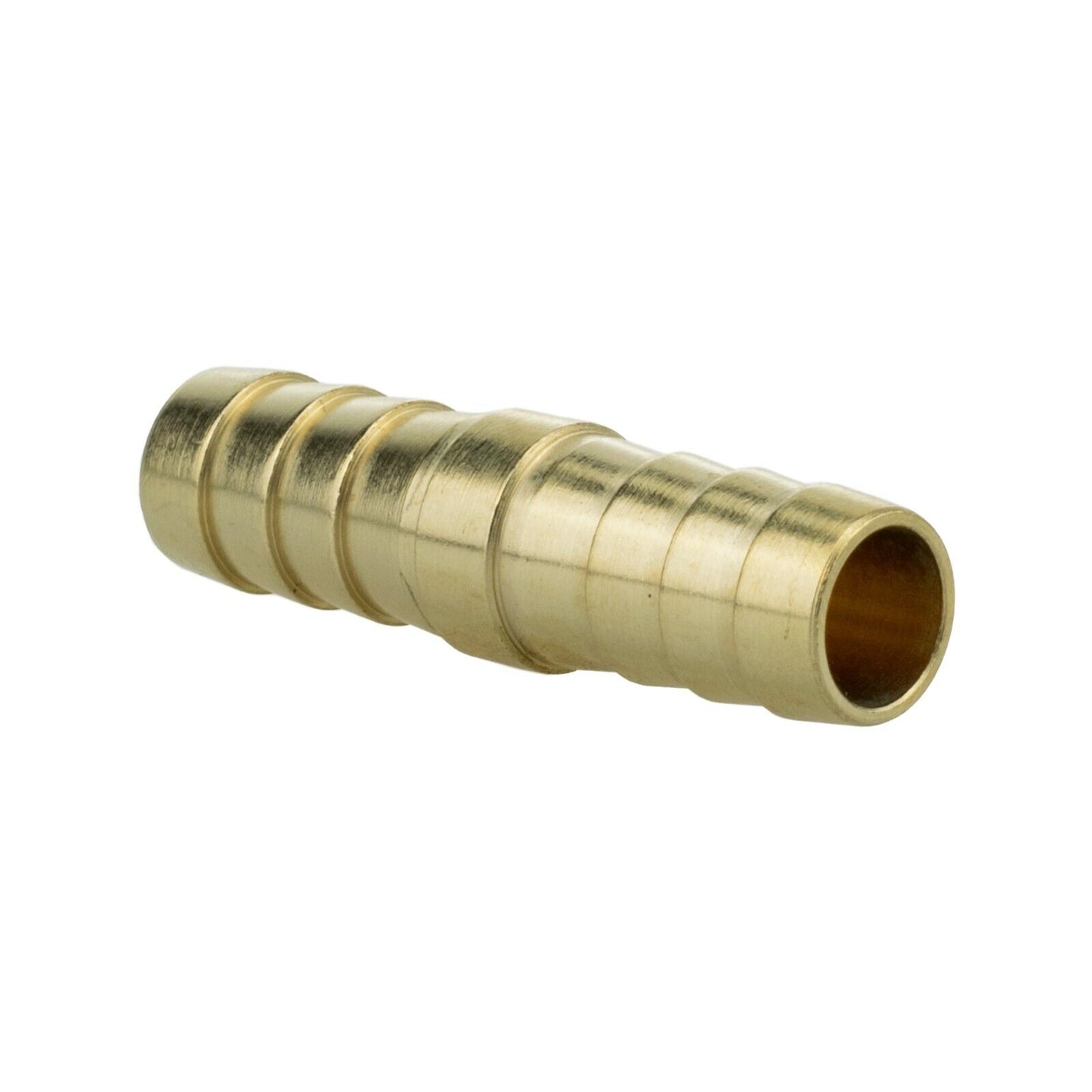 Metal Brass Straight Hose Joiner Barbed Connector Air Fuel Water Pipe Gas Tubing