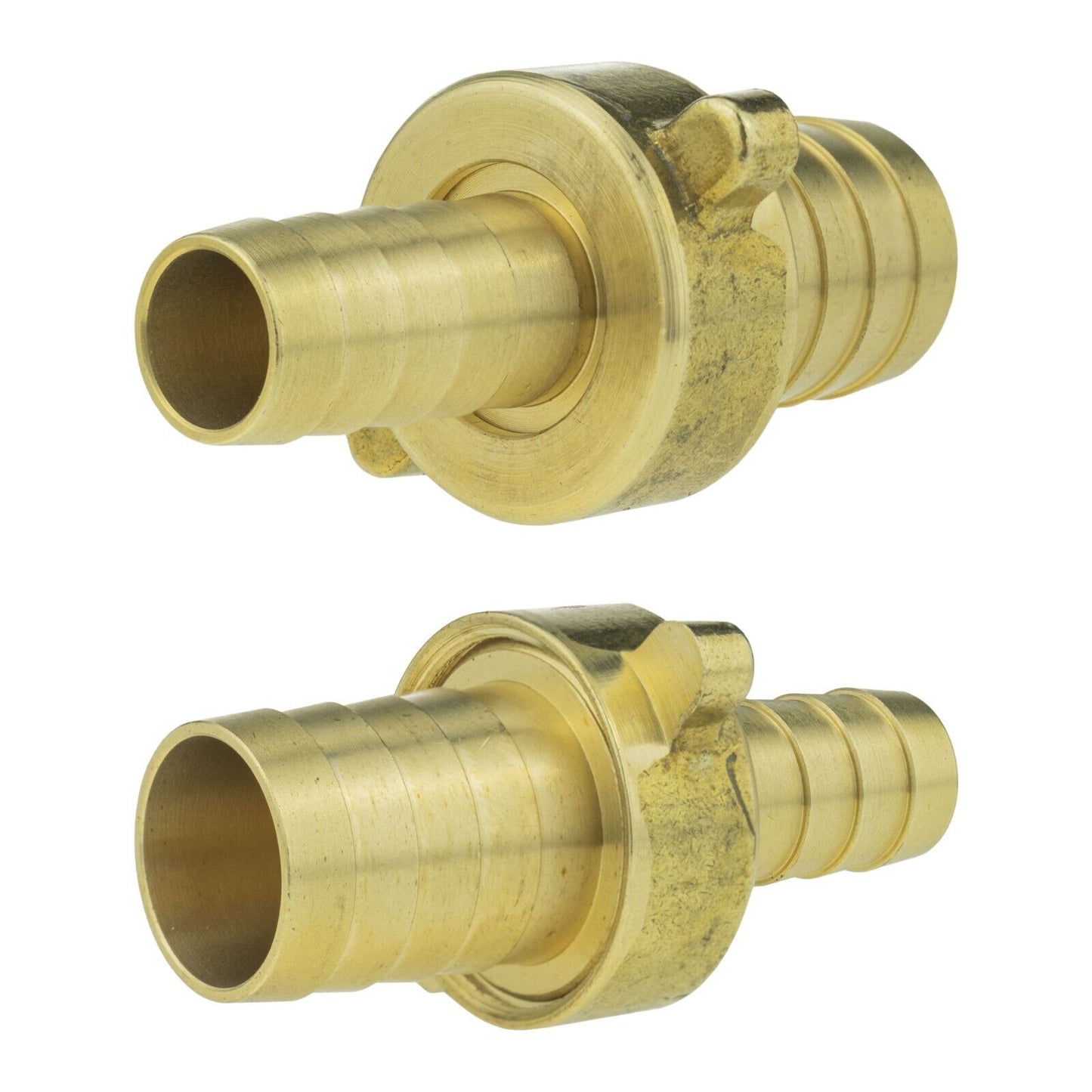 Straight Swivel Metal Brass Hose Joiner Barb Connector Air Fuel Water Pipe Tubes