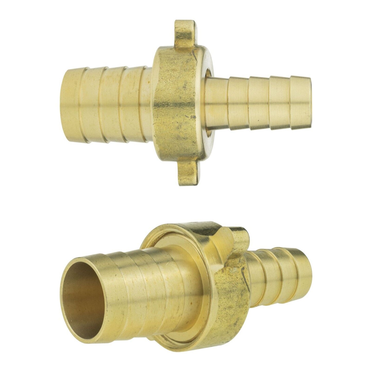 Straight Swivel Metal Brass Hose Joiner Barb Connector Air Fuel Water Pipe Tubes