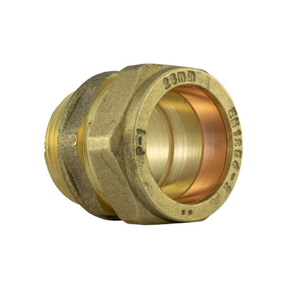 Straight Compression COUPLING SOLID BRASS Pipe Fitting Connector 15mm 22mm 28mm