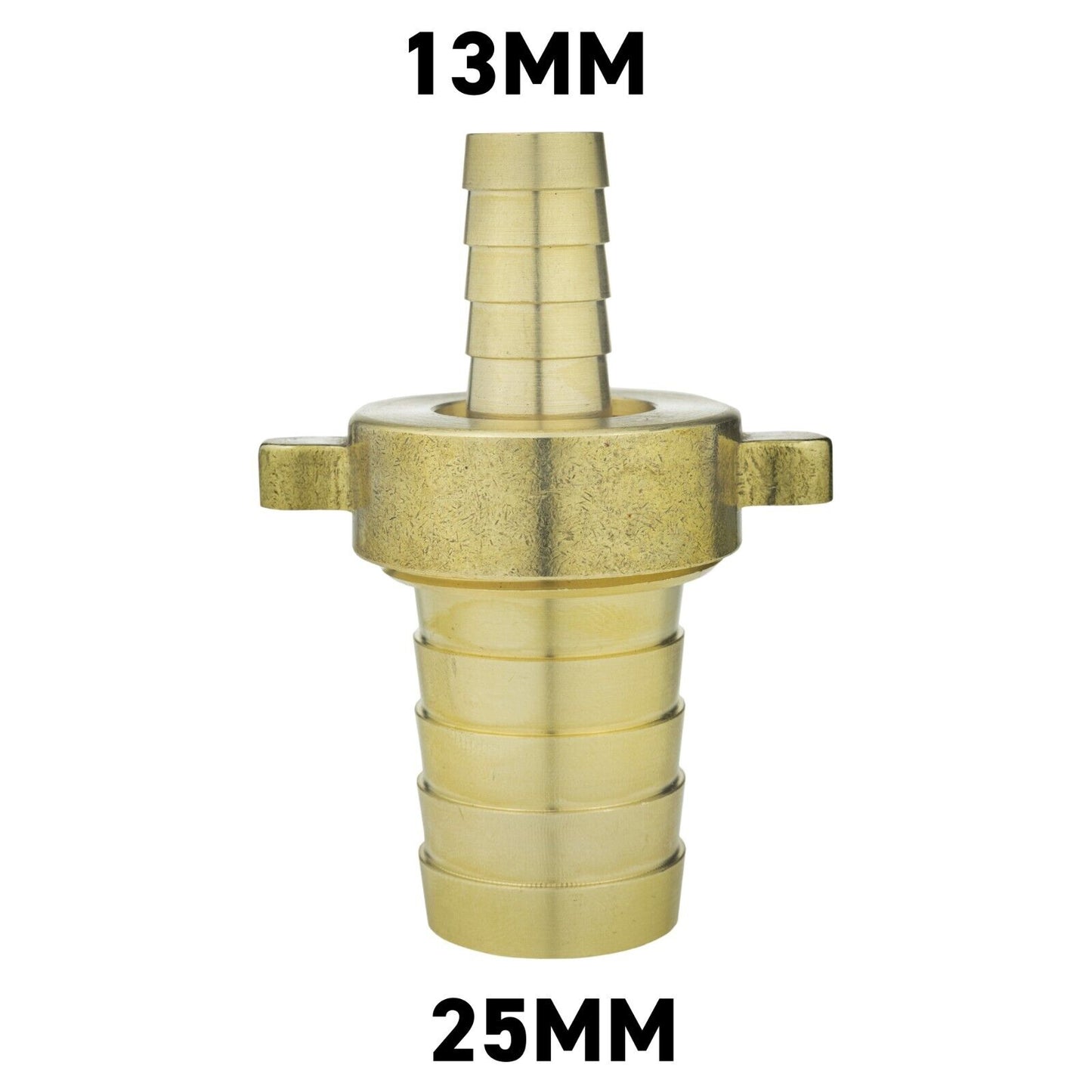 Straight Swivel Metal Brass Hose Joiner Barb Connector Air Fuel Water Pipe Tubes