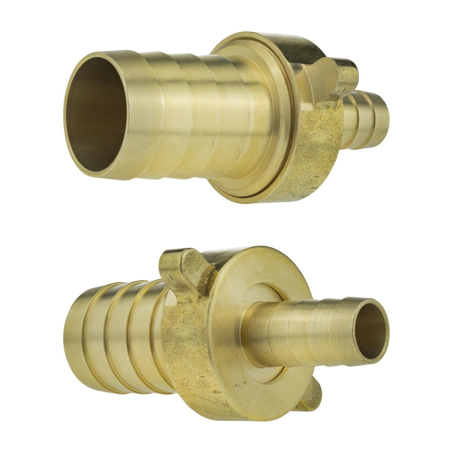 Straight Swivel Metal Brass Hose Joiner Barb Connector Air Fuel Water Pipe Tubes