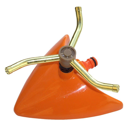 Rotating Small Lawn Orange Leaf Style Sprinkler Garden Plants Watering Spinning