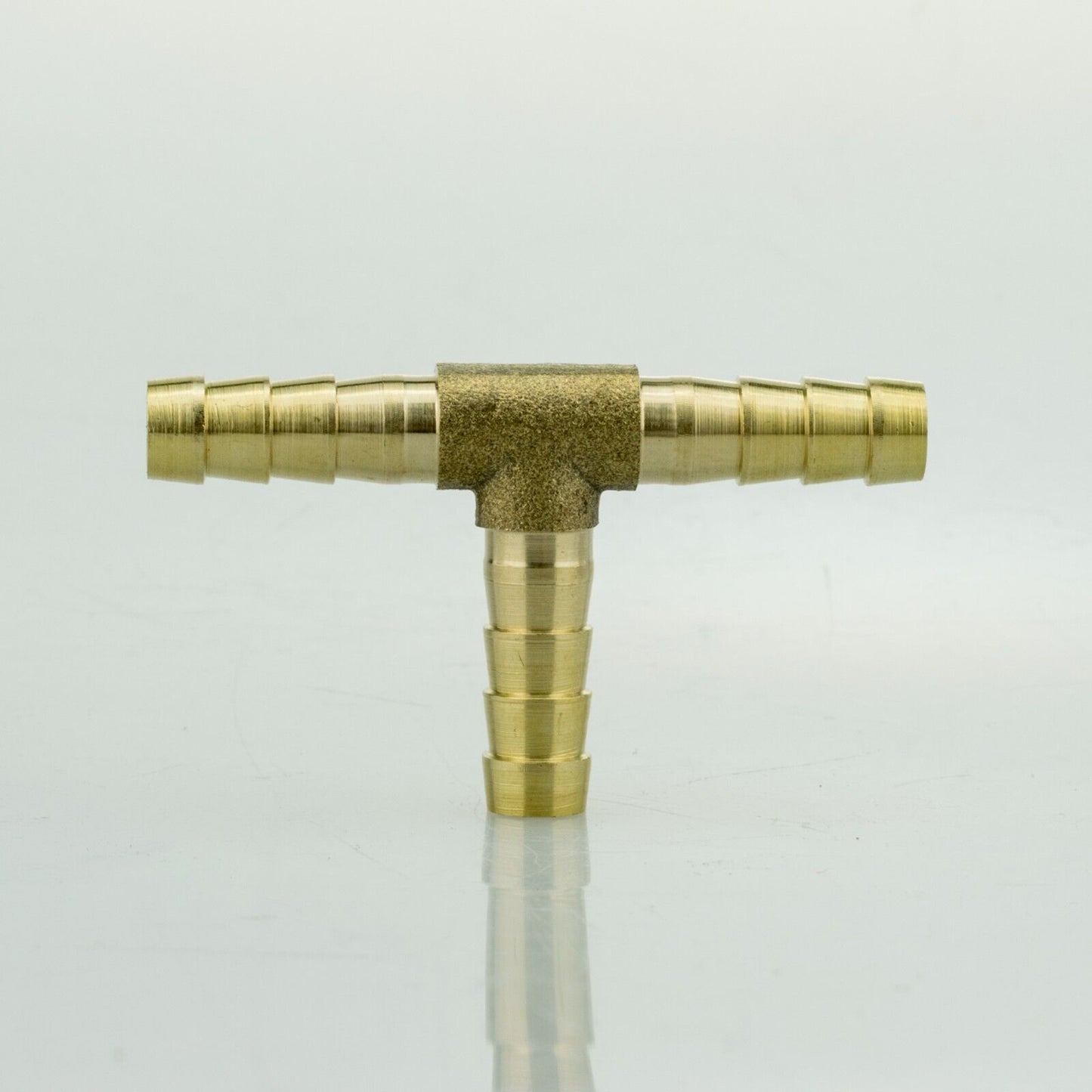 Solid BRASS Hose Tail Tee Splitter Connectors for Air, Gas, Water, Fuel Pressure