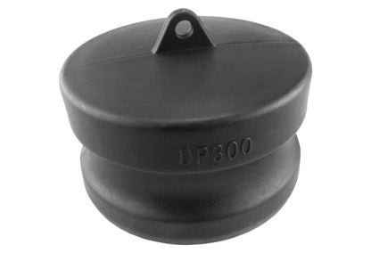 Camlock 3/4" - 4" TYPE DP Groove Coupling Male Cam to Blank Dust Cap IBC Tank