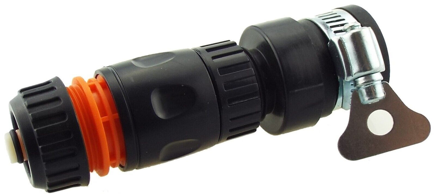 22-24mm Wide Kitchen Tap Connector to Garden Hose Adaptor + 1/2" Hose Connector