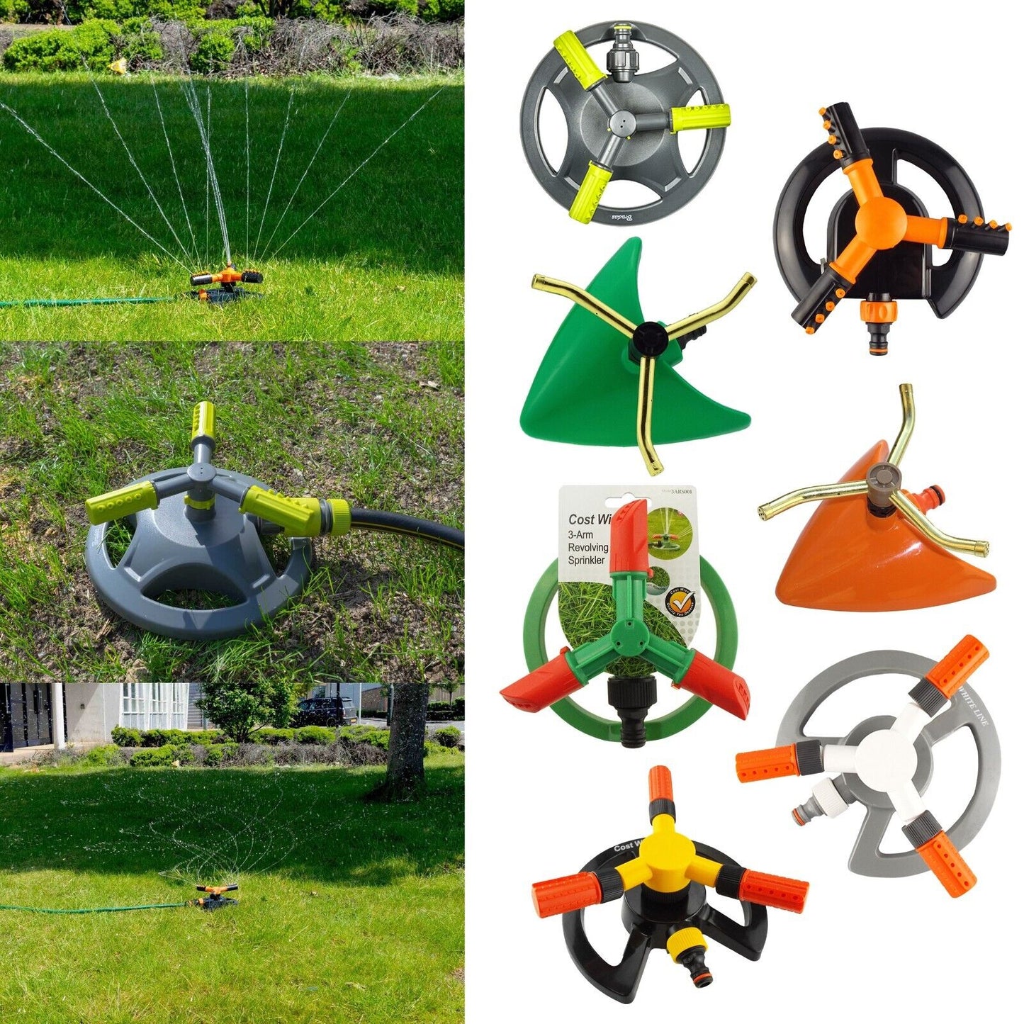 Rotary Lawn Spinning Sprinklers