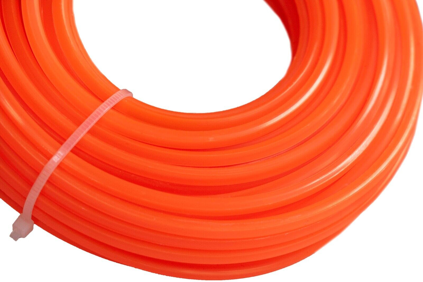 Orange SQUARE Strimmer Line, Strong 15M For Petrol Strimmers, up to 3MM THICK!