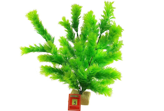 Aquarium Fish Tank Artificial Green Fake Plant 35cm Ornament Water Decor Leaves