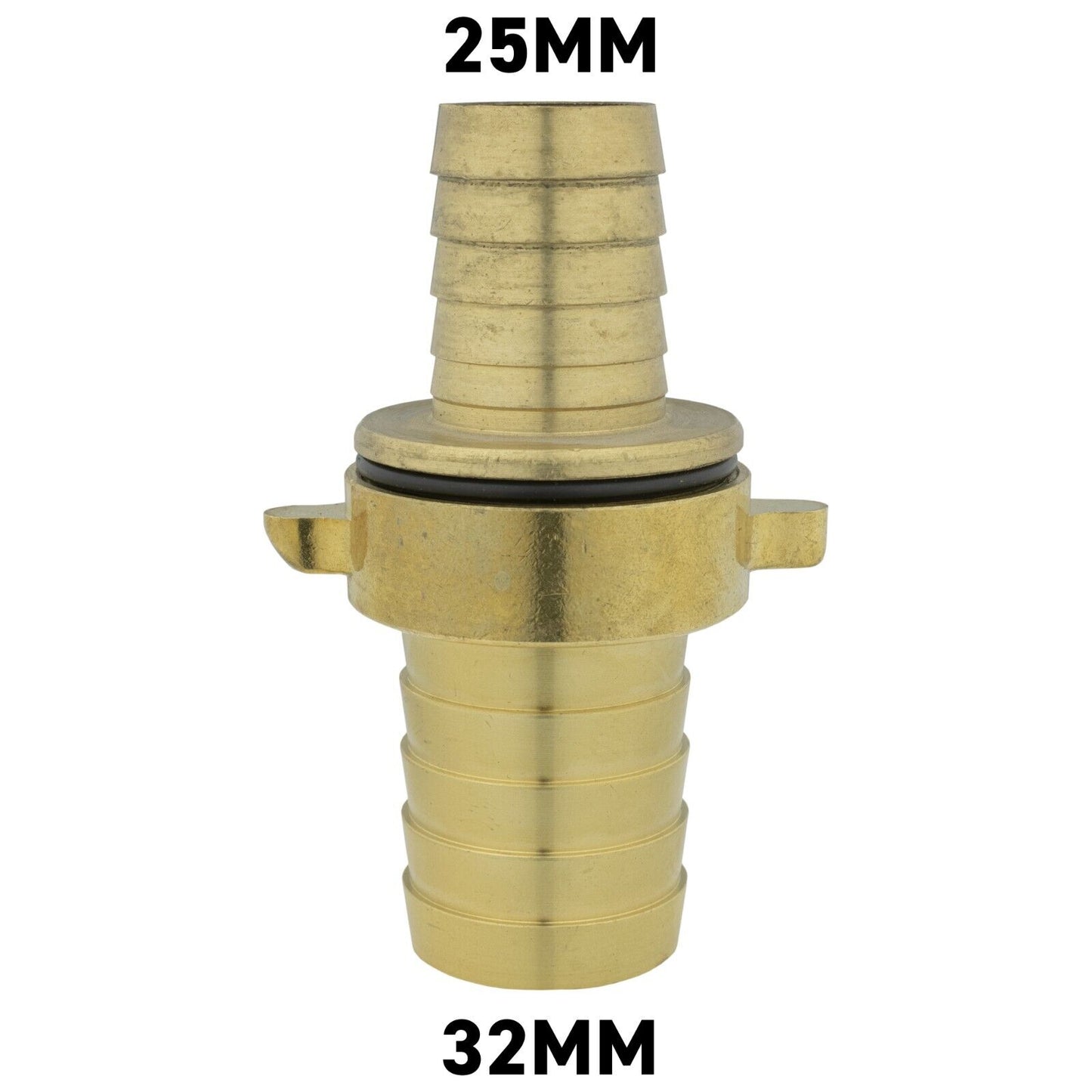 Straight Swivel Metal Brass Hose Joiner Barb Connector Air Fuel Water Pipe Tubes