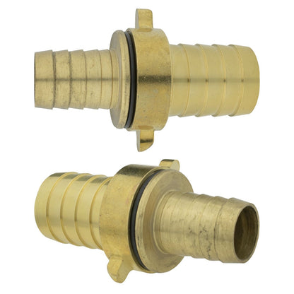 Straight Swivel Metal Brass Hose Joiner Barb Connector Air Fuel Water Pipe Tubes