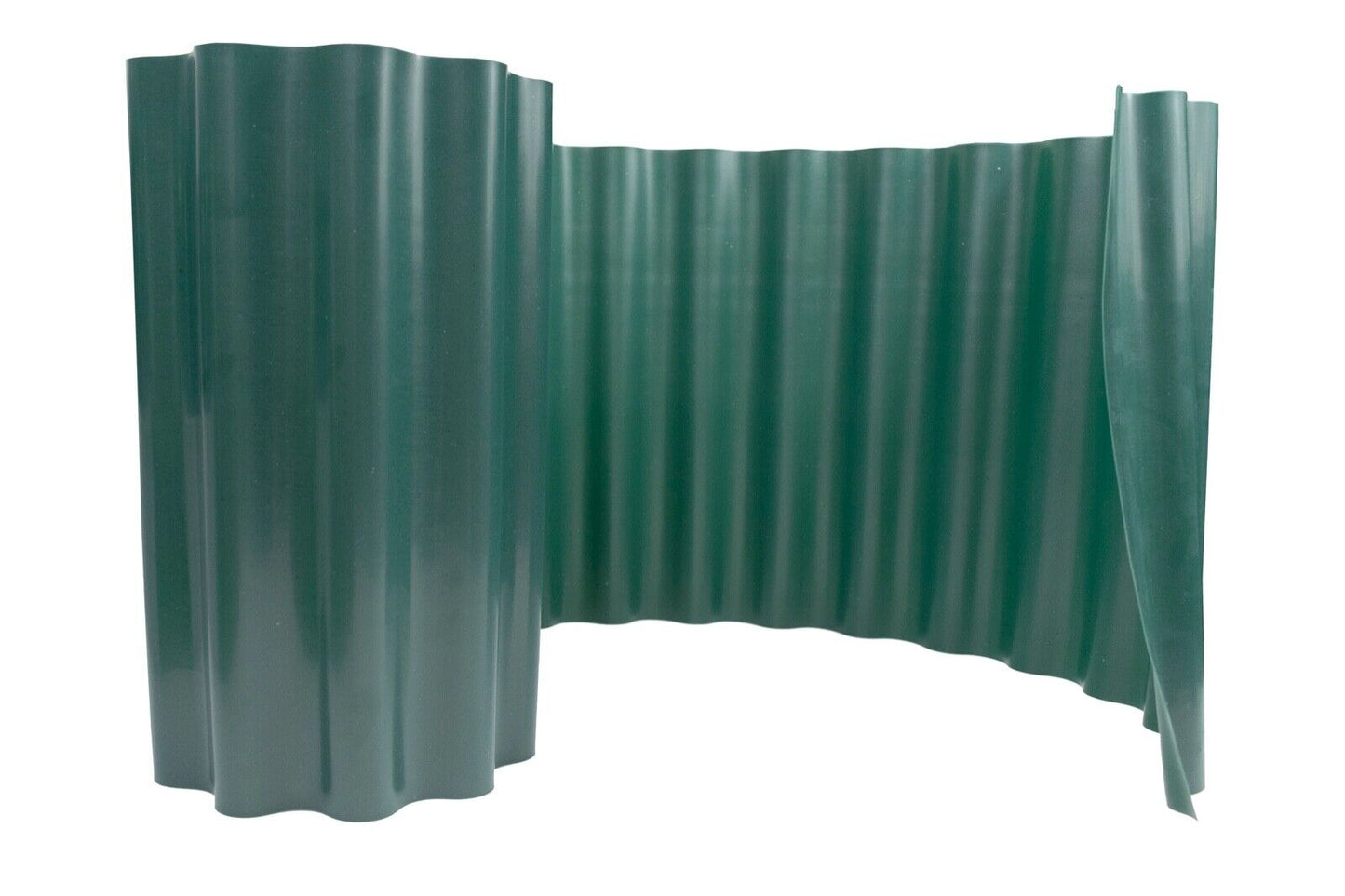 Garden LAWN Border Edging & Wall, 9M Long Separator, 10-25cm Height - GREEN