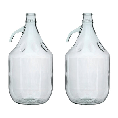 5L GLASS DEMIJOHN Flip Top Cap Secure Home Brew Distilling 1 Gallon Wine Making