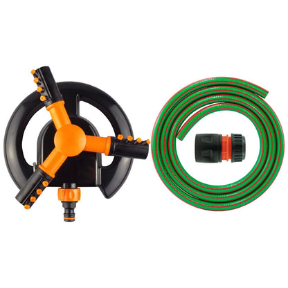 Automatic Garden Lawn Sprinkler Plants Water Spray Rotating Pipe Connection Kit