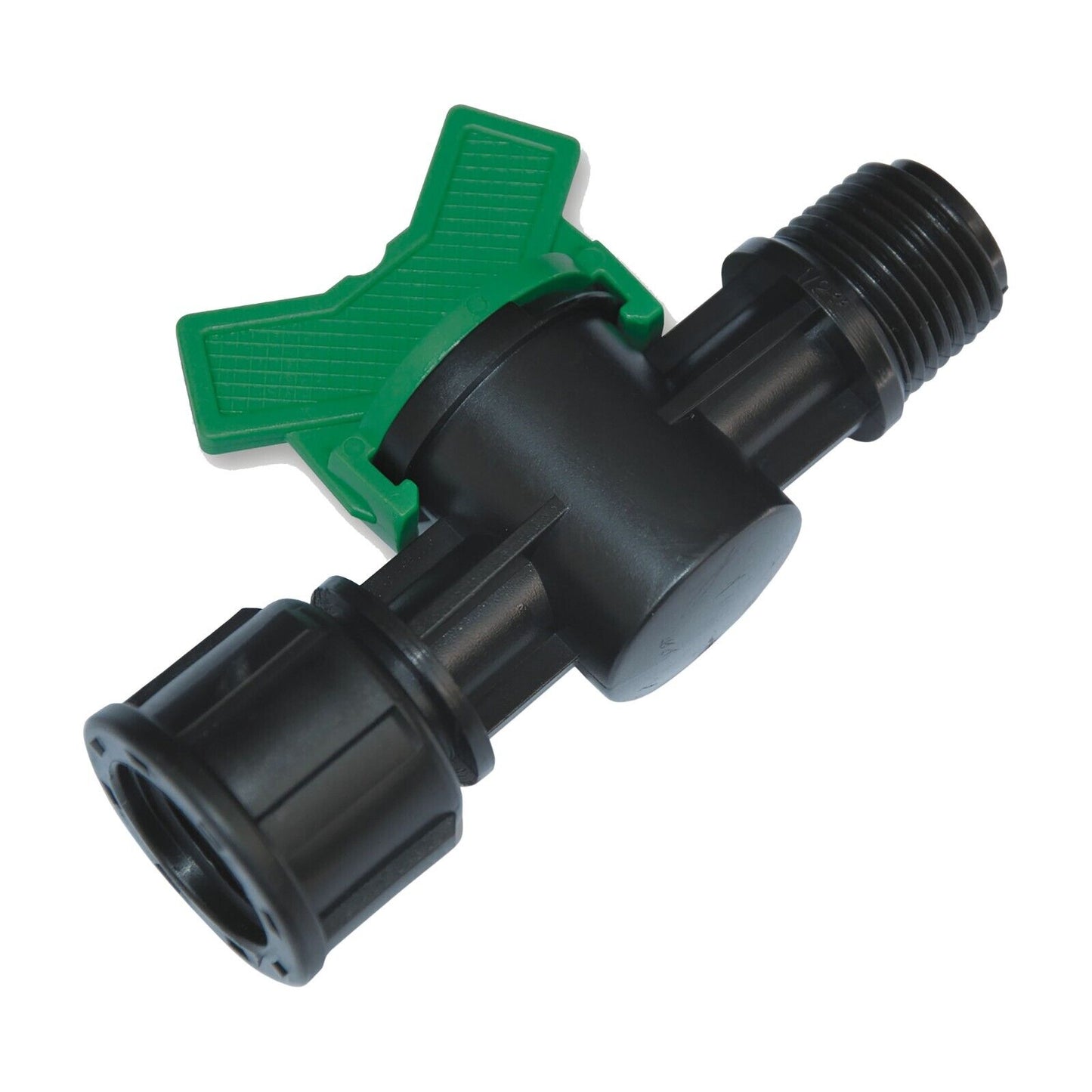 Reducing In Line Irrigation Pipe Valve (3/4" BSP Female - 1/2" BSP Male)