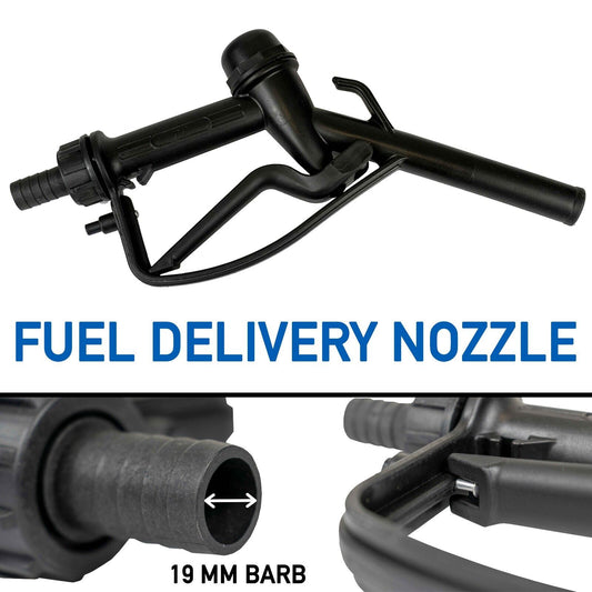 IBC Fuel Delivery 25mm Nozzle Trigger Diesel Oil Water Petrol Tank Adapter 3/4"