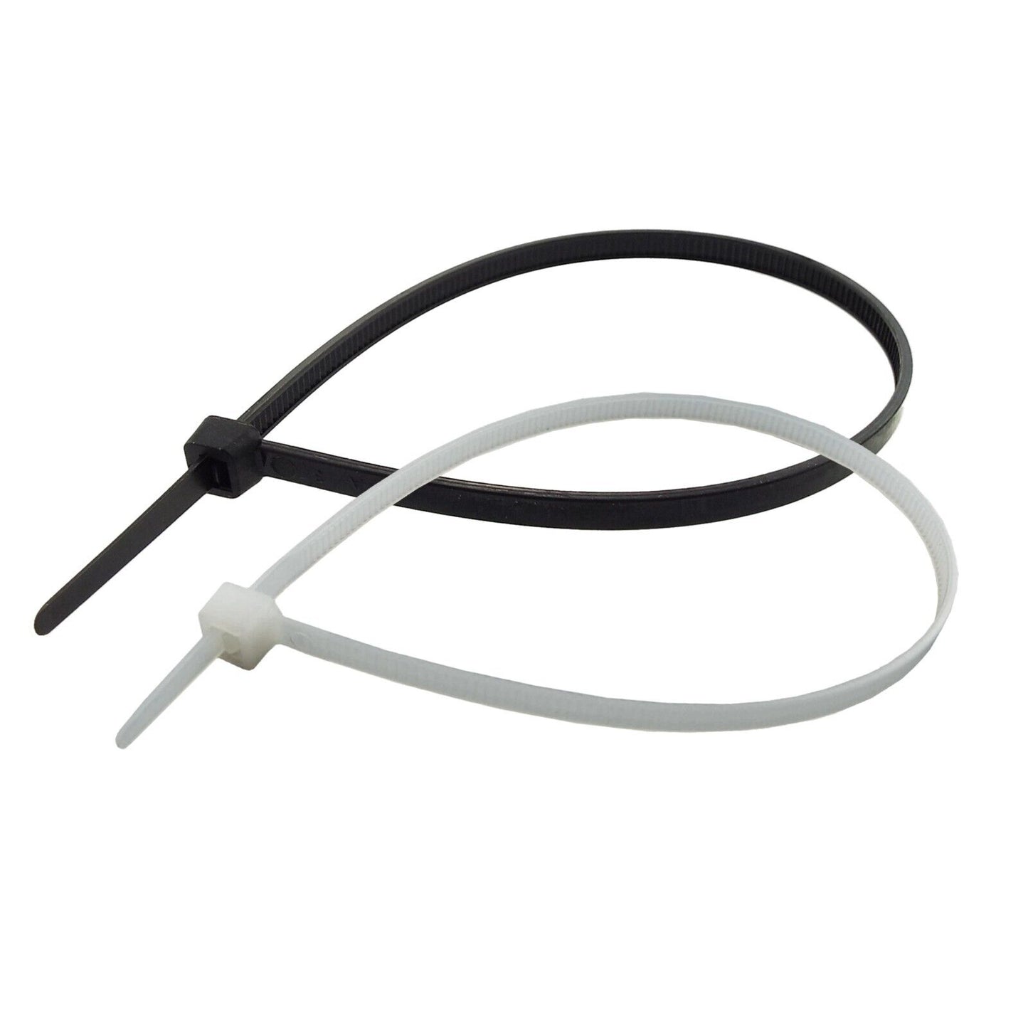 Wide 3.6mm x 250mm 25cm Long Cable Wire Zip Tie Wrap Black or Neutral 18KG Large