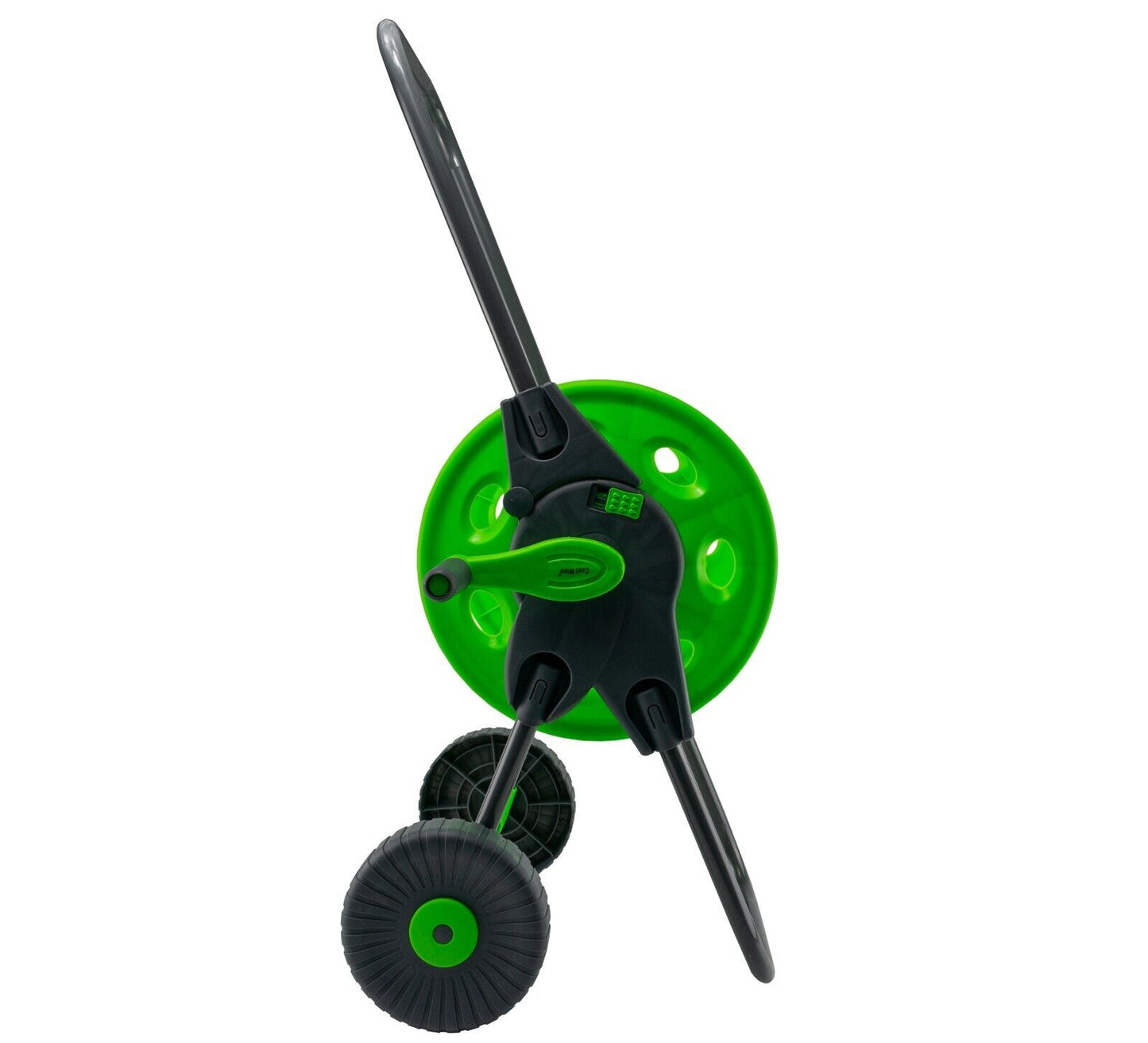 45m Lime Hose Cart, Free Standing Foldable Garden Reel