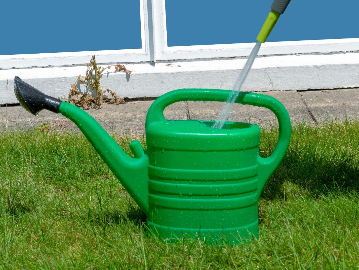 Watering Can With Rose Holder Garden Plants Indoor Outdoor Large 10L Litre