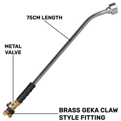 Nursery Watering Lance, Professional, Aluminium, 50cm/ 75cm/ 90cm & GEKA Fitting