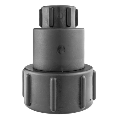 IBC TANK ADAPTER S60X6 60MM COARSE THREAD DOUBLE GARDEN TAP QUICK CONNECT OUTLET